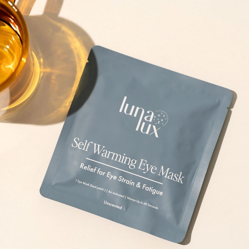 Self Warming Eye Mask - Unscented - 5 per box - Lunalux