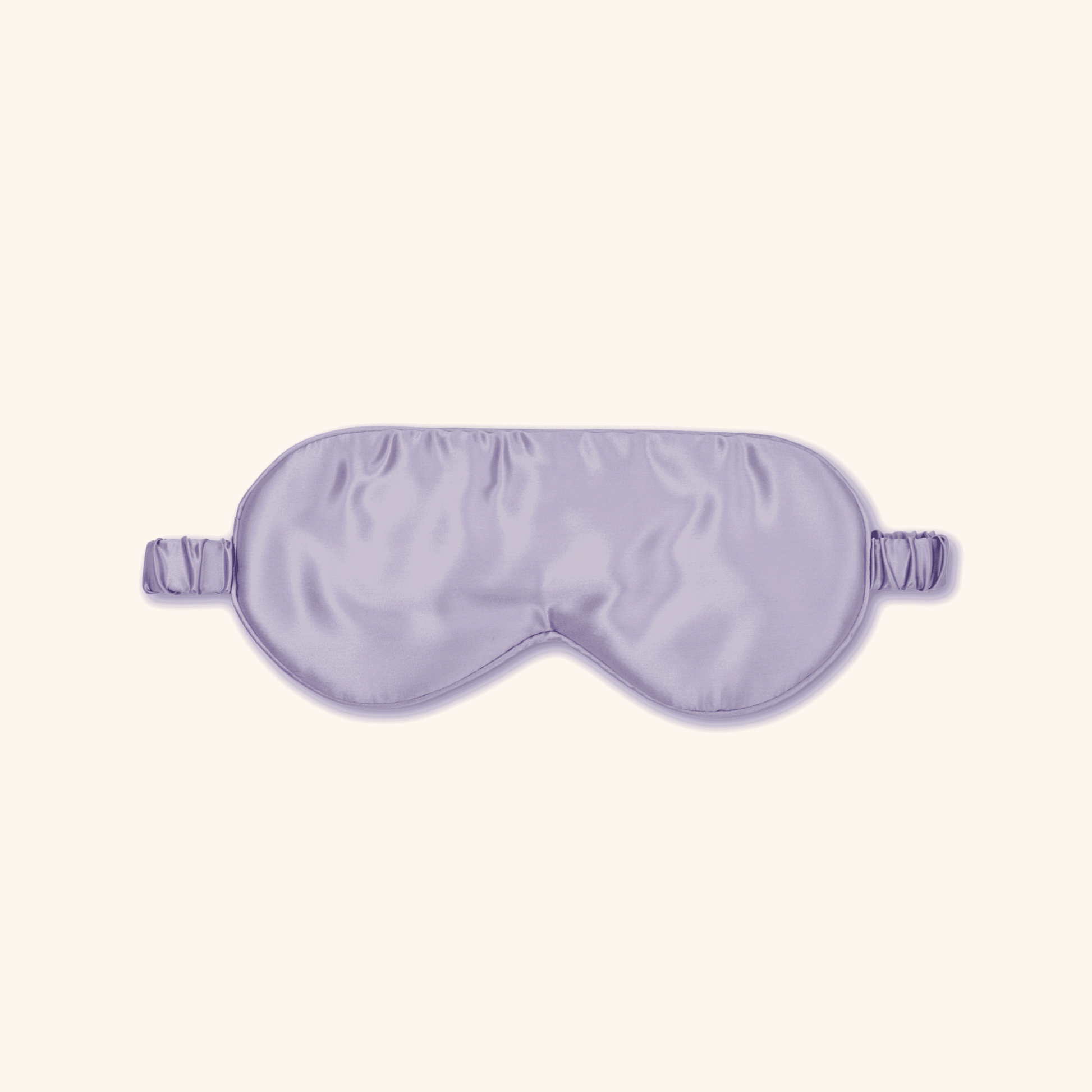Silk Eye Mask: 100% Pure Mulberry Silk Sleep Eye Mask Infused with Hyaluronic Acid and Argan Oil - Lilac - Lunalux