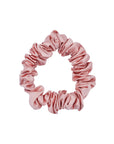 Blush Pink 100% Pure Mulberry Silk Scrunchie Infused with Hyaluronic Acid and Argan Oil - Lunalux