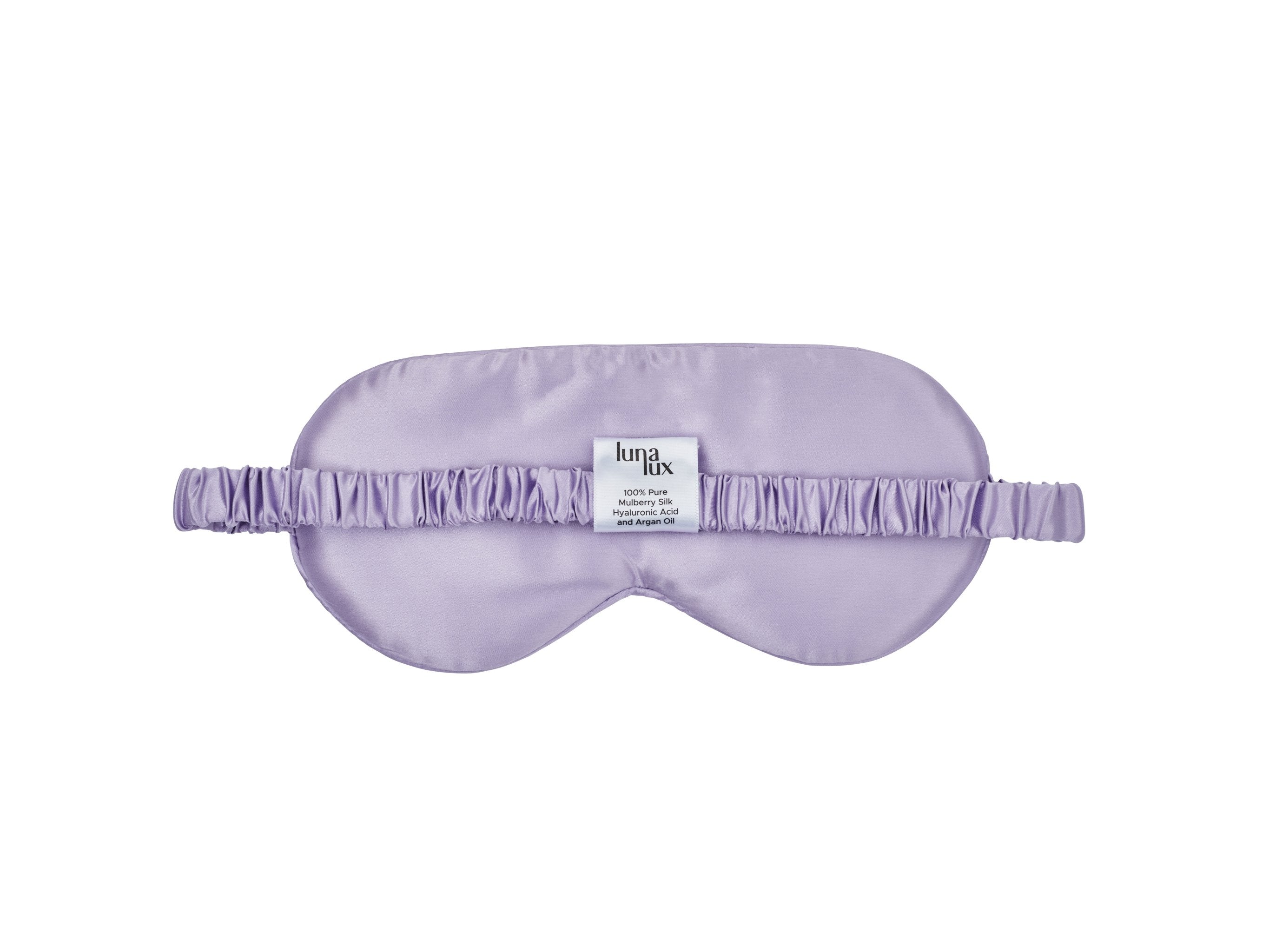 Lilac 100% Pure Mulberry Silk Sleep Eye Mask Infused with