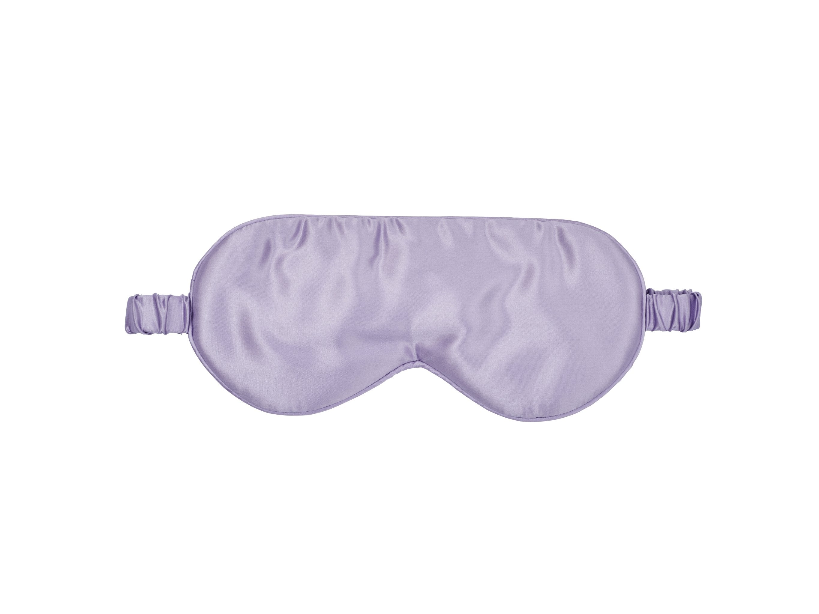 Lilac 100% Pure Mulberry Silk Sleep Eye Mask Infused with Hyaluronic A –  Lunalux