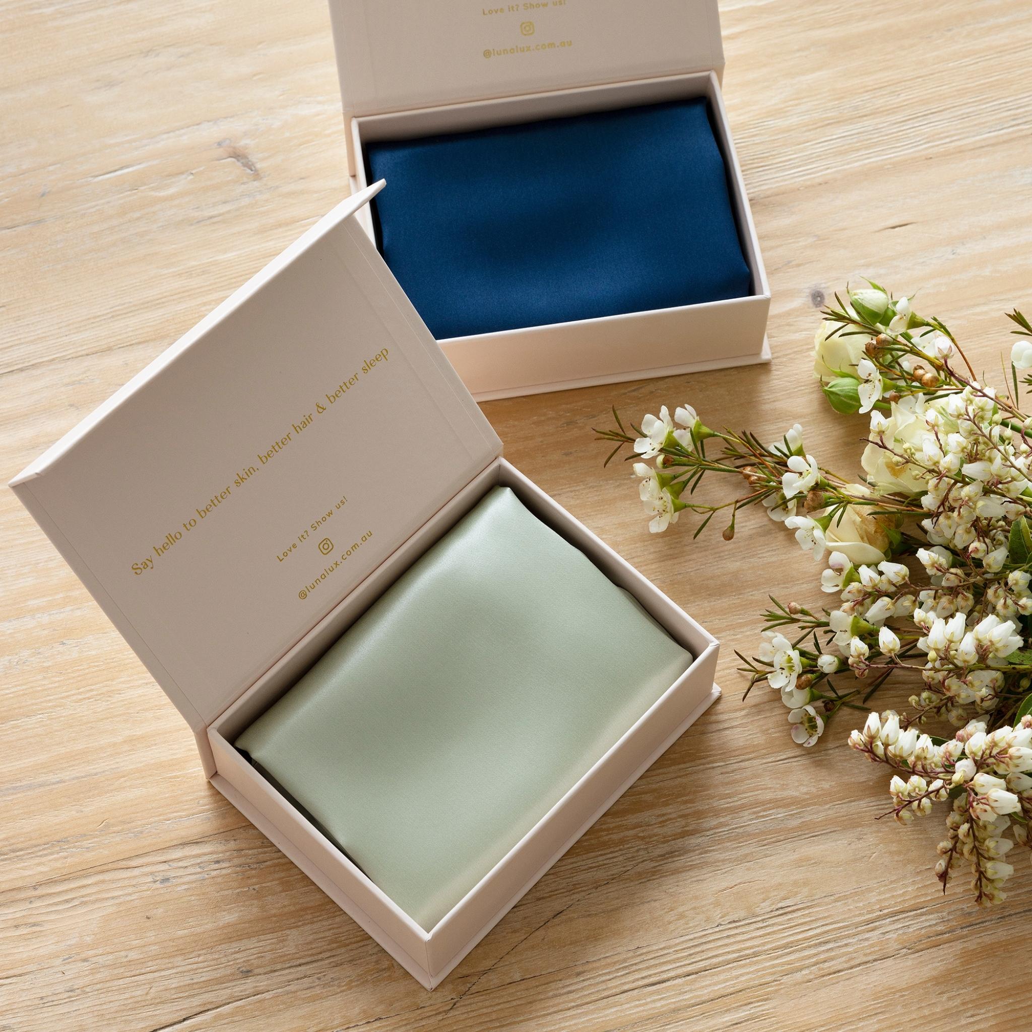 The Silk Pillowcase Made For Your Skin & Hair - Midnight Blue - Lunalux