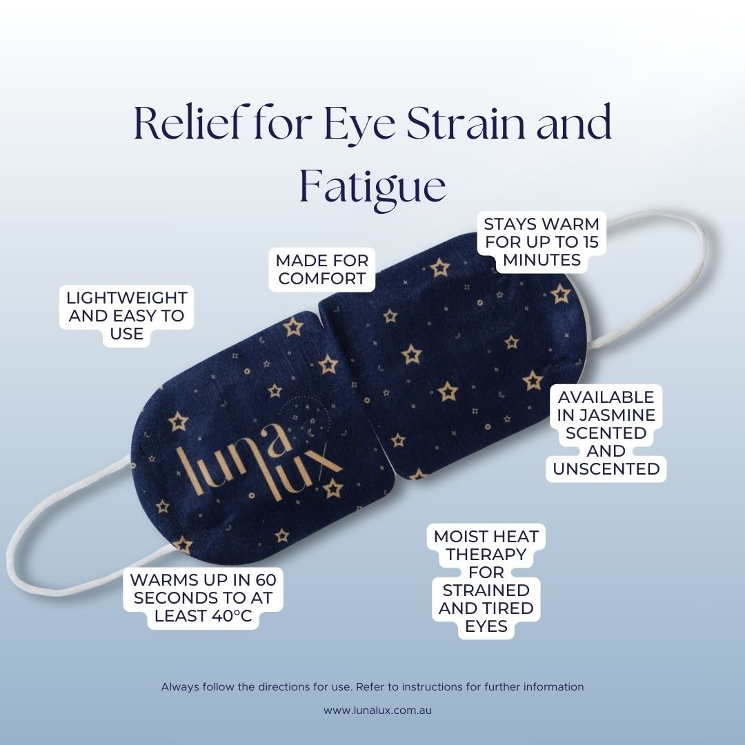 Self Warming Eye Mask - Unscented - 5 per box - Lunalux