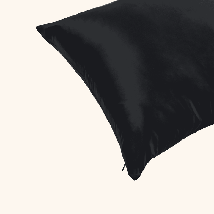 Silk Pillowcase Made For Your Skin & Hair - Black Onyx - Lunalux