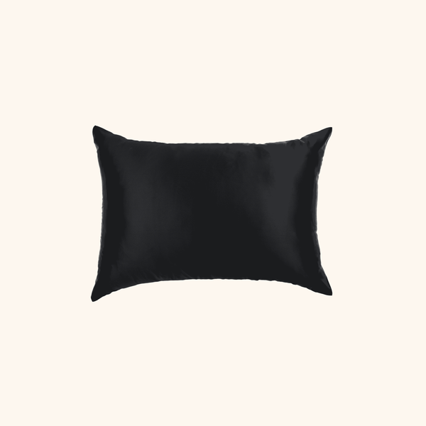 Silk Pillowcase Made For Your Skin & Hair - Black Onyx - Lunalux