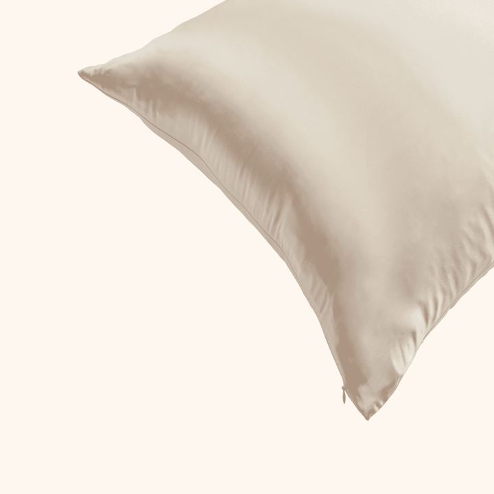 Silk Pillowcase Made For Your Skin & Hair - Champagne - Lunalux