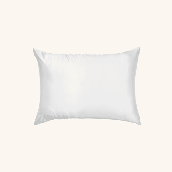 Silk Pillowcase Made For Your Skin & Hair - Pearl White - Lunalux