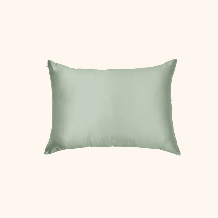 Silk Pillowcase Made For Your Skin & Hair - Sage Green - Lunalux