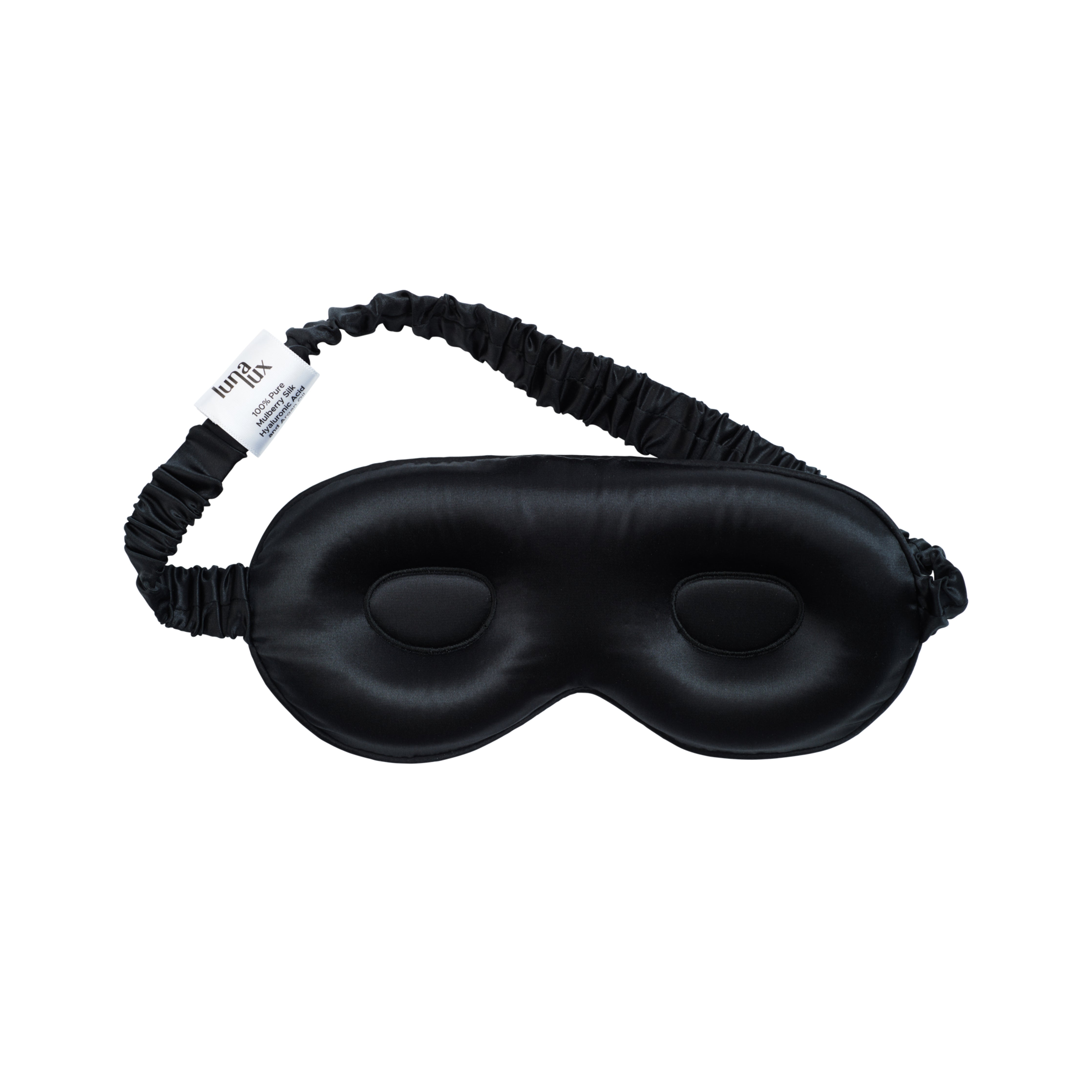 100% Mulberry Silk Contoured Eye Mask - Lunalux