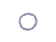 Slim Lilac 100% Pure Mulberry Silk Scrunchie Infused with Hyaluronic Acid and Argan Oil - Lunalux