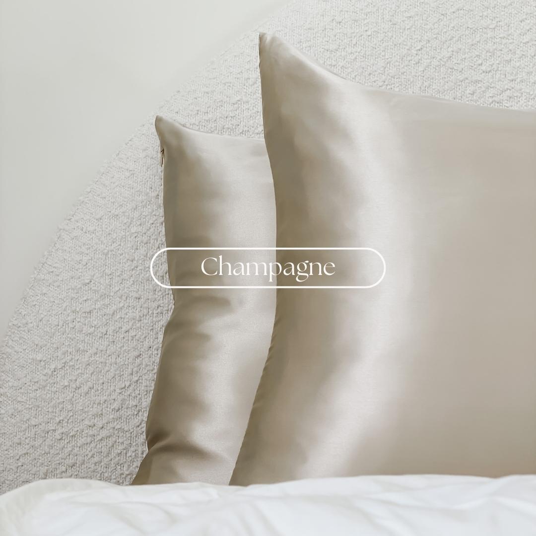 The Silk Pillowcase Made For Your Skin & Hair - Champagne - Lunalux