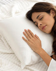 The Silk Pillowcase Made For Your Skin & Hair - Pearl White - Lunalux