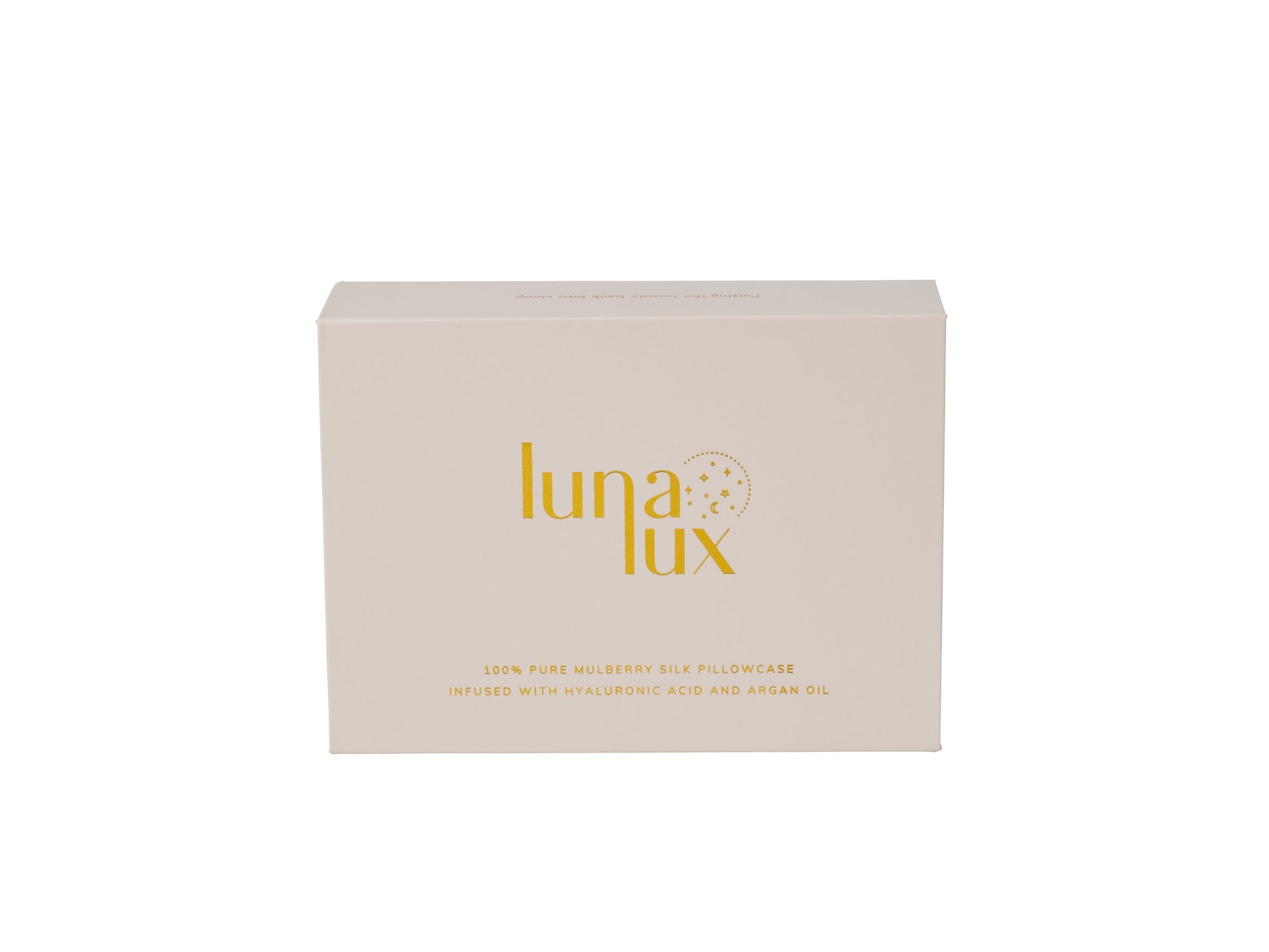 Twin Set Silver 100% Silk Pillowcases infused with Hyaluronic Acid and Argan Oil - Lunalux